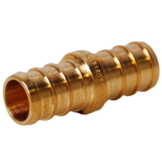 Legend Valves 460-508NL 2" No Lead DZR Forged Brass Crimp/Cinch PEX Coupling