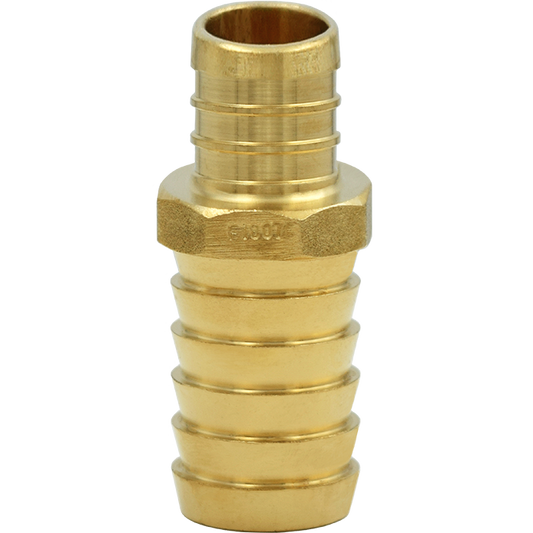 Legend Valves 460-804NL 3/4" No Lead DZR Forged Brass Crimp/Cinch PEX x Insert Adapter