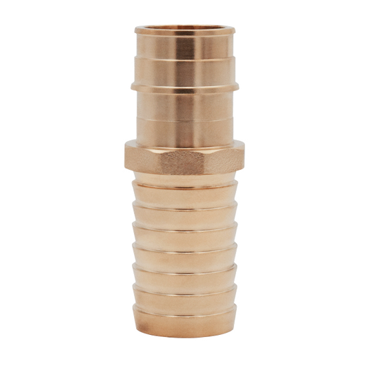 Legend Valves 462-806NL 1-1/4" No Lead DZR Forged Brass Cold Expansion PEX x Insert Adapter