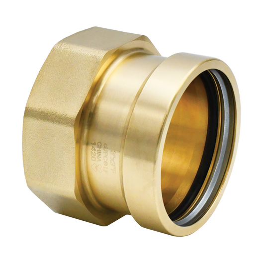 Legend Valves 450-710P 3" LegendPress No Lead Forged Brass Large Diameter FNPT Adapter