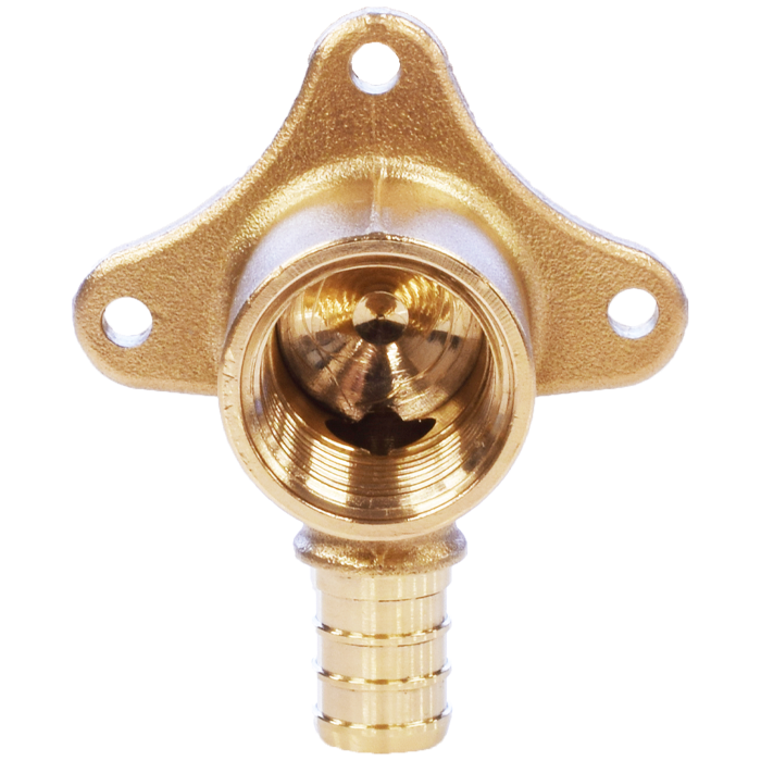 Legend Valves 302-219NL 1/2" No Lead DZR Forged Brass Crimp/Cinch PEX x FNPT Drop Ear Elbow