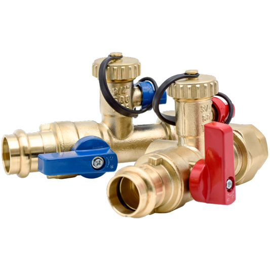 Legend Valves 101-269NL 3/4" LegendPress No Lead Forged Brass Tankless Water Heater Valve Kit