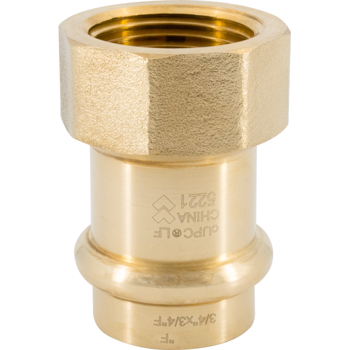 Legend Valves 450-705P 1" LegendPress No Lead Forged Brass FNPT Adapter