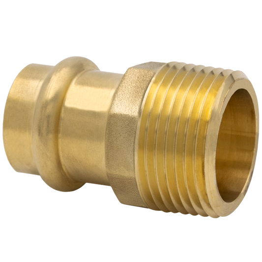 Legend Valves 450-787P 1" x 3/4" LegendPress No Lead DZR Forged Brass MNPT Reducing Adapter