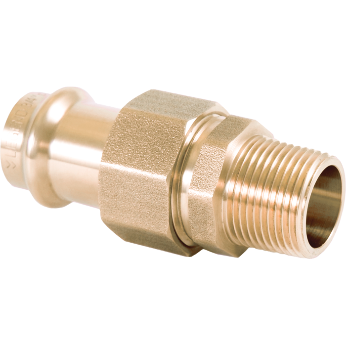 Legend Valves 450-826P 1-1/4" LegendPress No Lead DZR Forged Brass MNPT Union