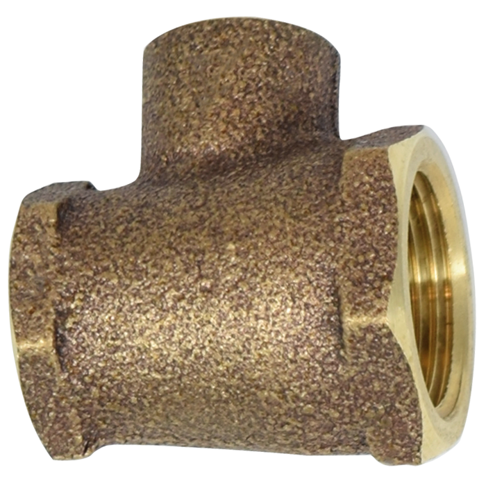 Legend Valves 302-322NL 3/4" x 1/2" x 1/2" No Lead Cast Brass FNPT x FNPT x Sweat Tee