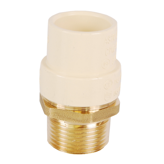Legend Valves 302-408NL 2" No Lead Brass MNPT x CPVC Transition Fitting