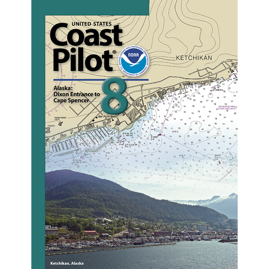 Paradise Clay IHP_CP8 NOAA Coast Pilot 8: Alaska: Dixon Entrance to Cape Spencer (CURRENT EDITION) - Book