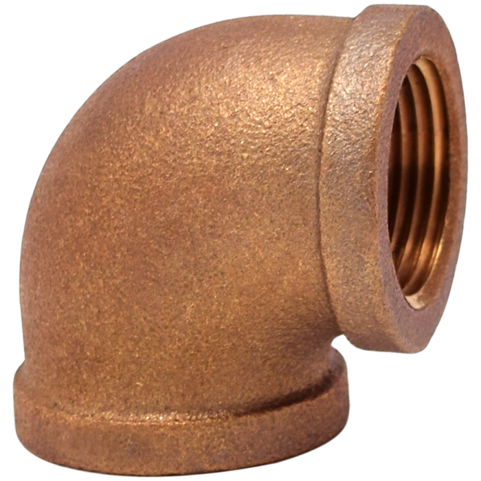 Legend Valves 310-009NL 2-1/2" No Lead Cast Bronze 90° Elbow