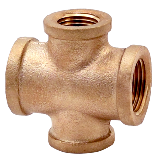 Legend Valves 310-215NL 3/4" x 1/2" No Lead Cast Bronze Reducing Cross