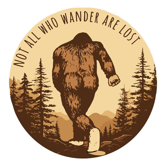 Paradise Clay IHS074 Not All Who Wander Are Lost - Vinyl Sticker (1 STICKER)
