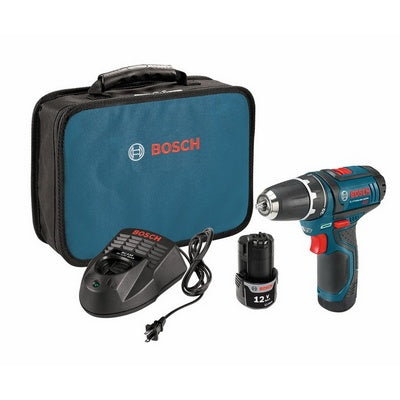 Bosch PS31-2A 12V Max 3/8" Drill Driver Kit W/ (2) 2.0Ah Batteries