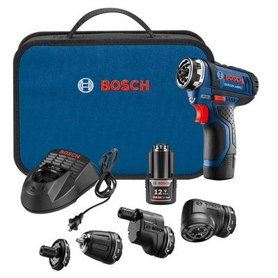 Bosch GSR12V-140FCB22 12V Max Flexiclick® 5-In-1 Drill/Driver System