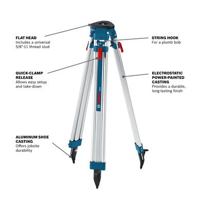 Bosch BT160 Alum Quick Clamp Tripod