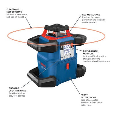 Bosch GRL4000-80CH 18V Rotary Laser H