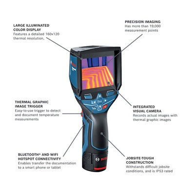 Bosch GTC400C 12V Thermal Imaging Camera