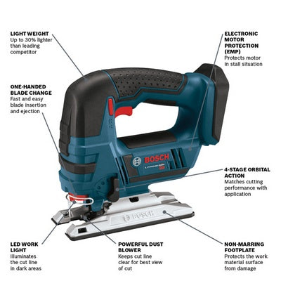 Bosch JSH180B 18V Jigsaw Bare Tool