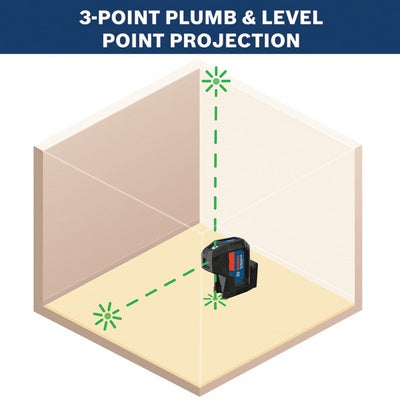 Bosch GPL100-30G 3-Point Laser Level Retail G