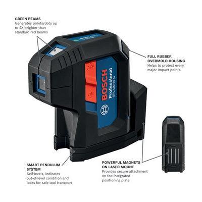 Bosch GPL100-30G 3-Point Laser Level Retail G