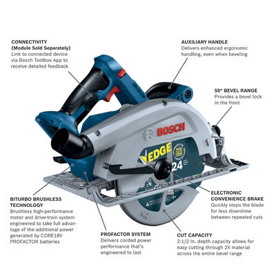 Bosch GKS18V-25CN 18V 7-1/4" Circ Saw Bare