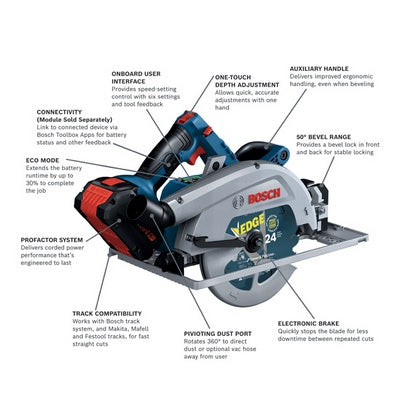 Bosch GKS18V-25GCB14 18V 7-1/4" Circ Saw Kit