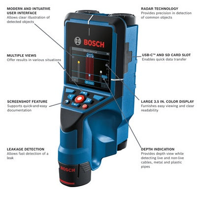 Bosch D-Tect200C 12V Wall/Floor Scanner