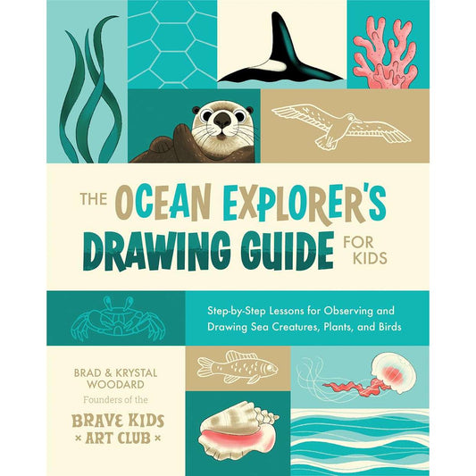 Paradise Clay IPS331 The Ocean Explorer's Drawing Guide For Kids - Book