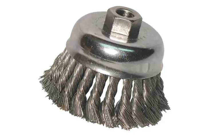 ANCHOR BRAND 6DRKC25 Anchor 6" Double Row Knot Cup Dr-6 .025 5/8-11