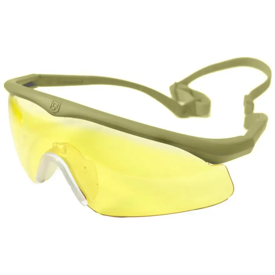 Revision Military 4-0309-0121 Desert Locust® Goggle System - Yellow Deluxe Kit (Desert Frame)