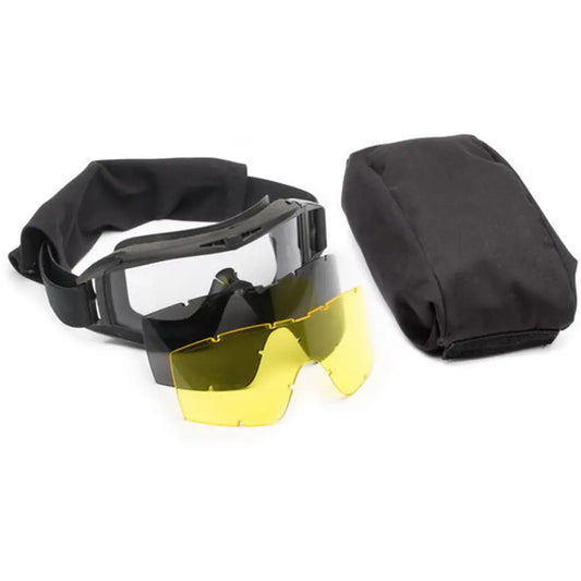 Revision Military 4-0309-0121 Desert Locust® Goggle System - Yellow Deluxe Kit (Desert Frame)