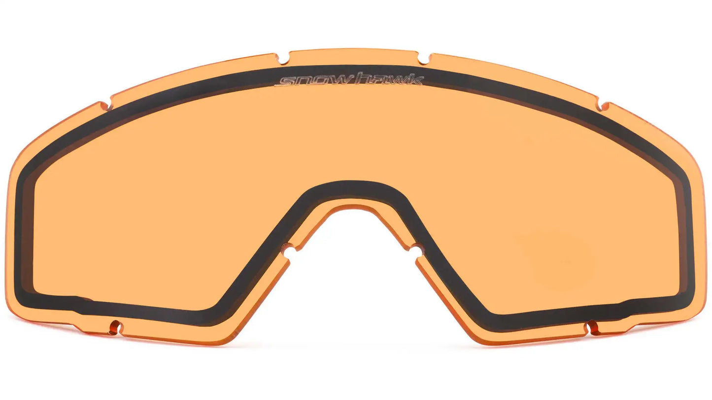 Revision Military 4-0103-0018 Snowhawk® - Vermillion Replacement Lens