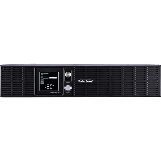 CyberPower OR1000PFCRT2U PFC Sinewave 1000VA Rack-mountable UPS - 1000 VA/700 W - 120 V AC - 6.60 Minute - Rack-mountable - 6.60 Minute - 8 x NEMA 5-15R - Overload