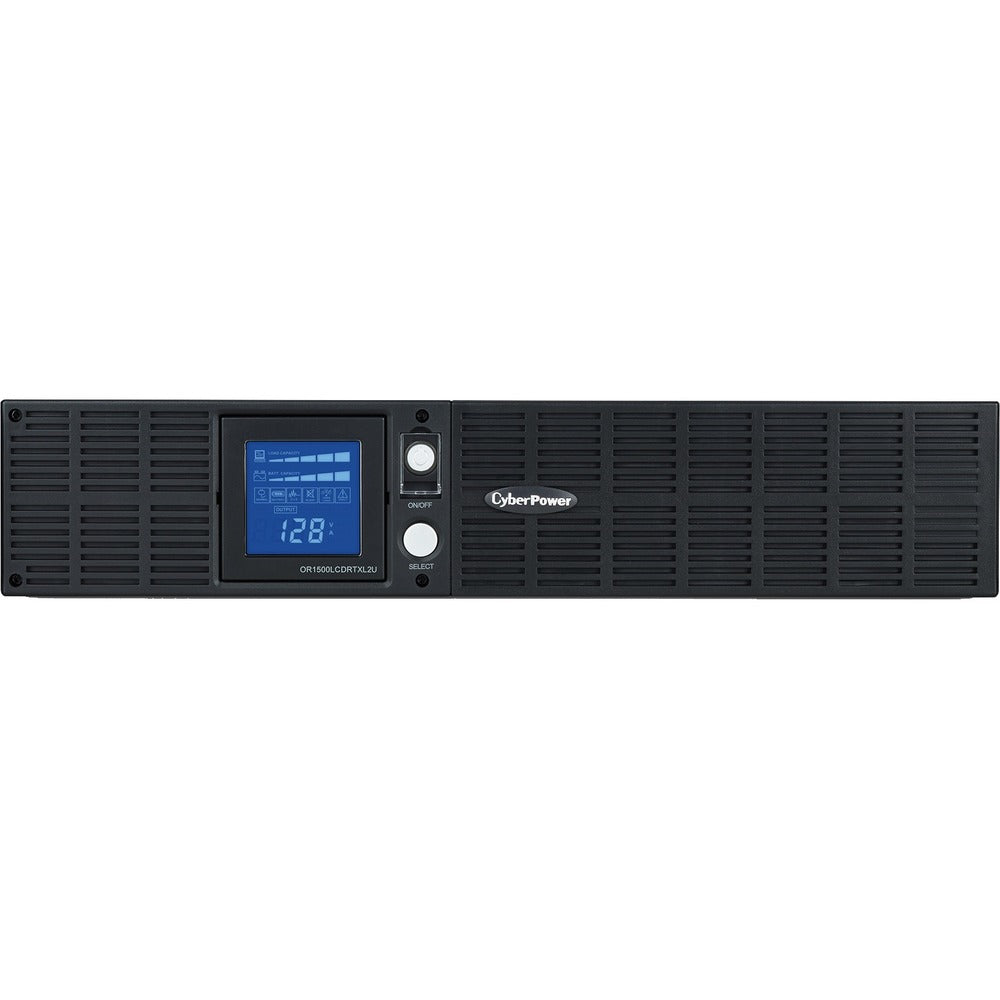 CyberPower Smart App Intelligent LCD OR1500LCDRTXL2U 1500 VA Tower/Rack-mountable UPS - 1500VA/1125W - 7 Minute Full Load - 8 x NEMA 5-15R - Battery/Surge-protected