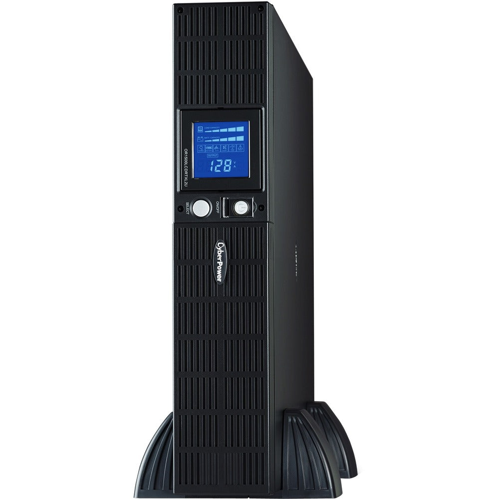 CyberPower Smart App Intelligent LCD OR1500LCDRTXL2U 1500 VA Tower/Rack-mountable UPS - 1500VA/1125W - 7 Minute Full Load - 8 x NEMA 5-15R - Battery/Surge-protected