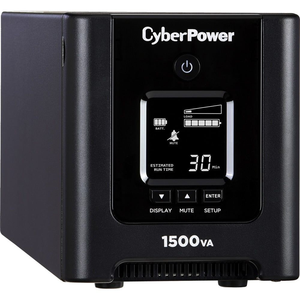 Cyberpower PFC Sine Wave OR1500PFCLCD mini-tower 1500VA 1050W - 1500 VA/1050 W - 120 V AC - 4 Minute - Mini-tower - 4 Minute - 8 x NEMA 5-15R