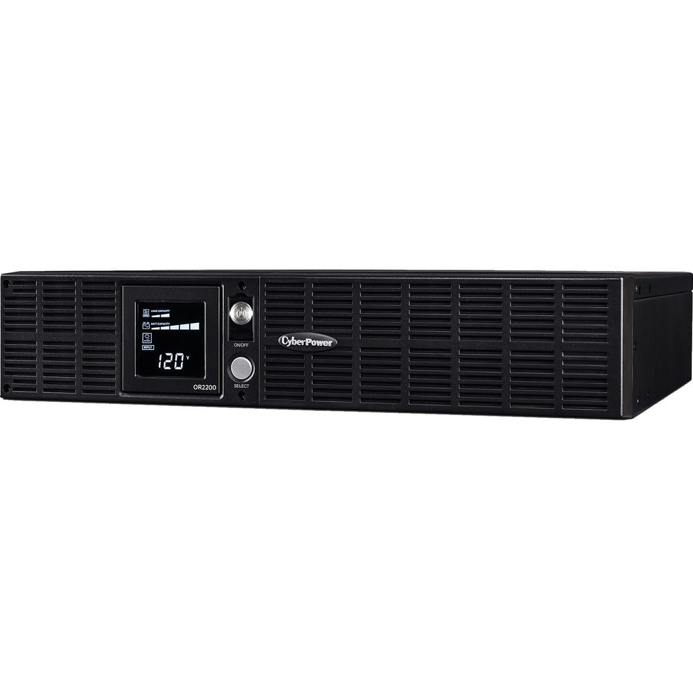 CyberPower Smart App Intelligent LCD OR2200LCDRT2U 2200VA UPS LCD RT - 2000 VA/1320 W - Tower/Rack Mountable - 5 Minute - 8 x NEMA 5-20R - EMI / RFI, Overload, Surge