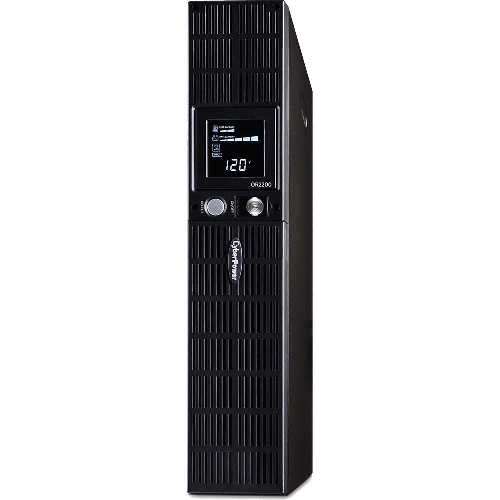 CyberPower Smart App Intelligent LCD OR2200LCDRT2U 2200VA UPS LCD RT - 2000 VA/1320 W - Tower/Rack Mountable - 5 Minute - 8 x NEMA 5-20R - EMI / RFI, Overload, Surge