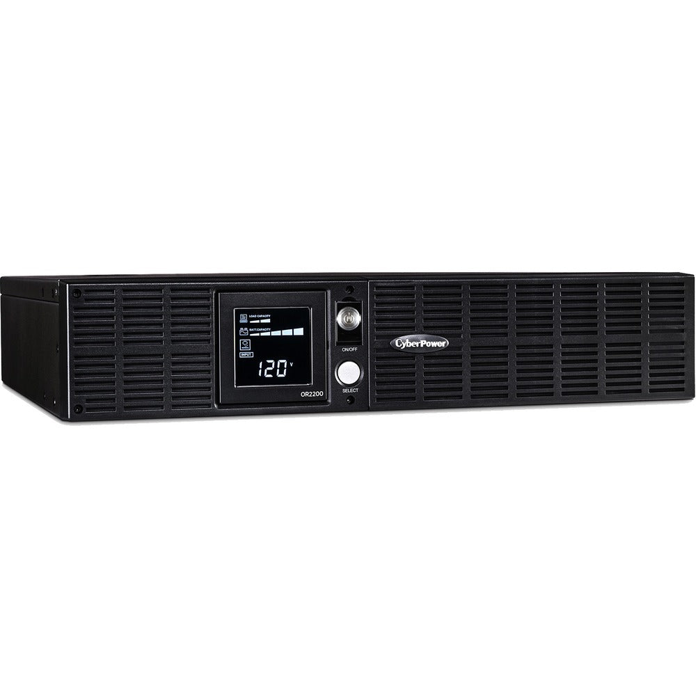 CyberPower Smart App Intelligent LCD OR2200LCDRT2U 2200VA UPS LCD RT - 2000 VA/1320 W - Tower/Rack Mountable - 5 Minute - 8 x NEMA 5-20R - EMI / RFI, Overload, Surge