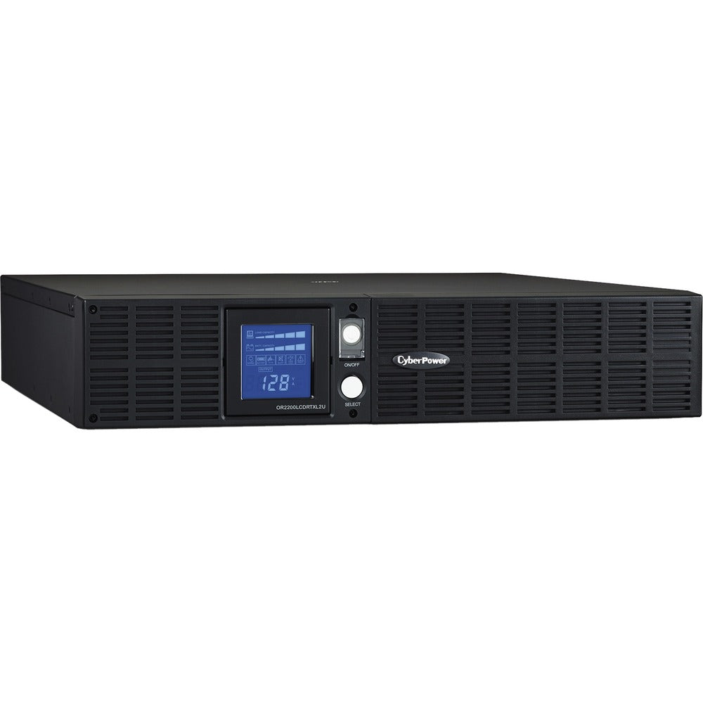 CyberPower Smart App Intelligent LCD OR2200LCDRTXL2U 2190 VA Tower/Rack-mountable UPS - 2190VA/1650W - 6 Minute Full Load - 8 x NEMA 5-20R - Battery/Surge-protected