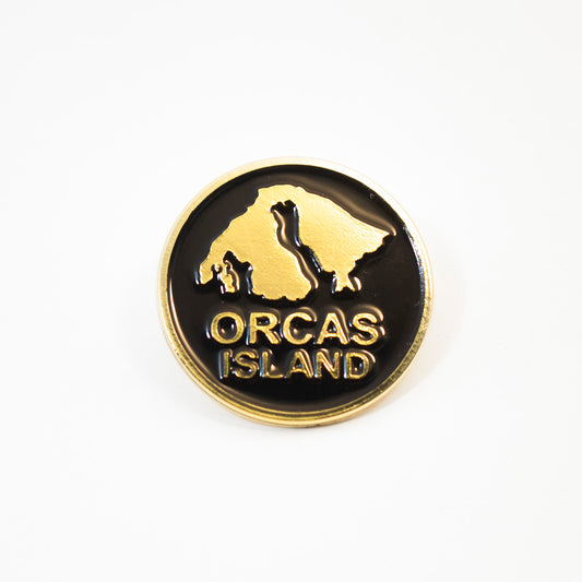 Paradise Clay CPIN005 Orcas Island - Lapel Pin