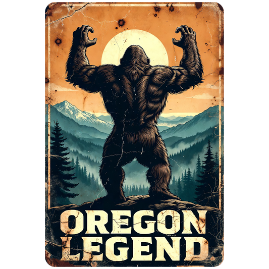Paradise Clay IHS-10P-111 Oregon Legend - Vinyl Sticker (10 Pack)