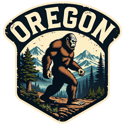 Paradise Clay IHS-10P-086 Oregon Wilderness Badge - Vinyl Sticker (10 Pack)