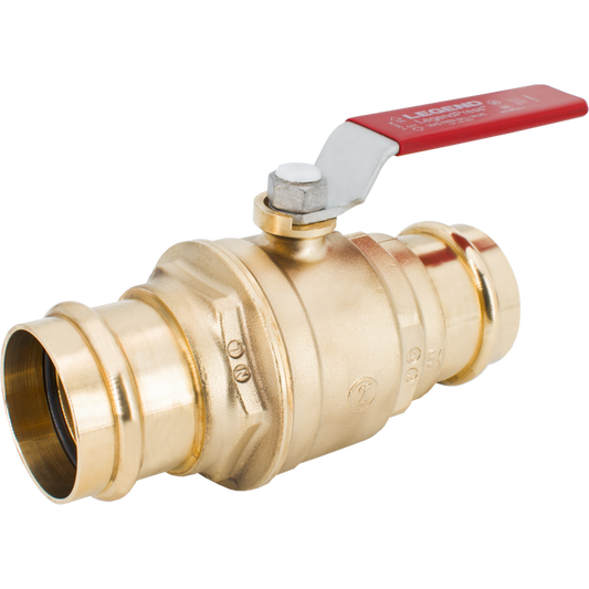 Legend Valves 101-006NL 1-1/4" LegendPress No Lead Forged Brass Full Port Ball Valve