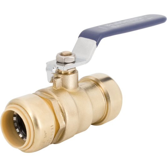 Legend Valves 456-003NL 1/2" Insta-Loc II No Lead DZR Forged Brass Push Fit Ball Valve
