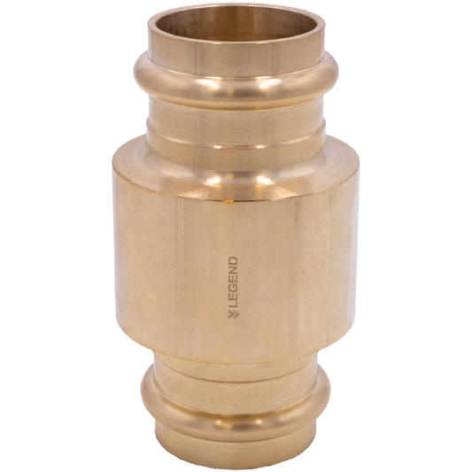 Legend Valves 105-453NL 1/2" LegendPress No Lead Forged Brass In-Line Check Valve
