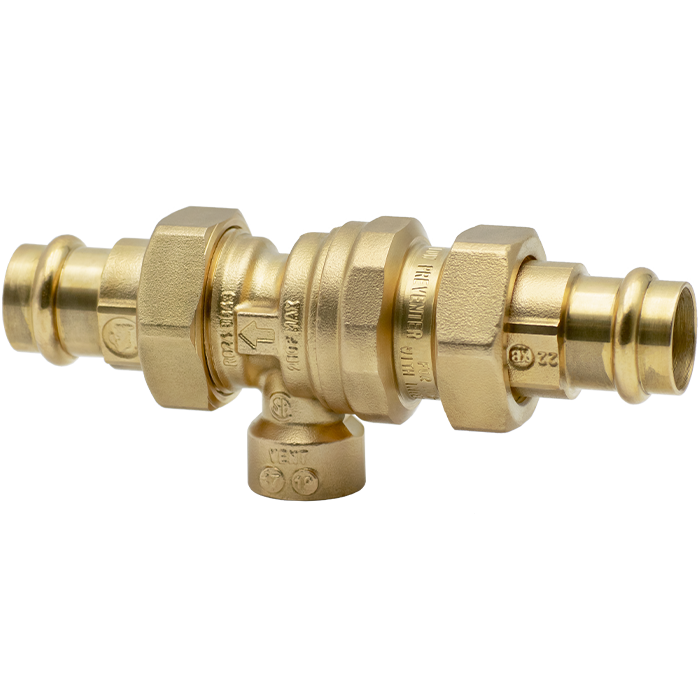 Legend Valves 115-112 3/4" LegendPress Forged Brass Backflow Preventer with Atmospheric Vent