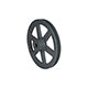 Packard PBK6058 Single Groove Pulley, 4L Or A Belts And 5L Or B Belts 5.75 O.D. 5/8 Bore