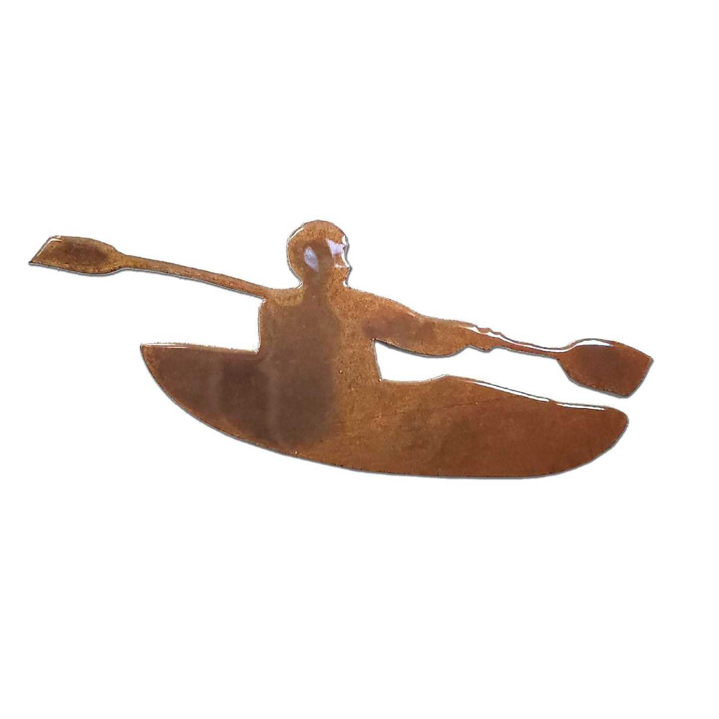 Paradise Clay PAR782 Kayaker #1 (with helmet) MAGNET