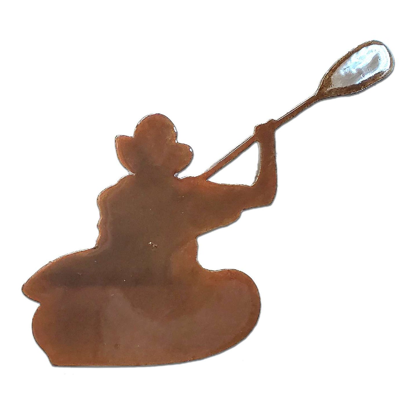 Paradise Clay PAR783 Kayaker #2 (with hat) MAGNET