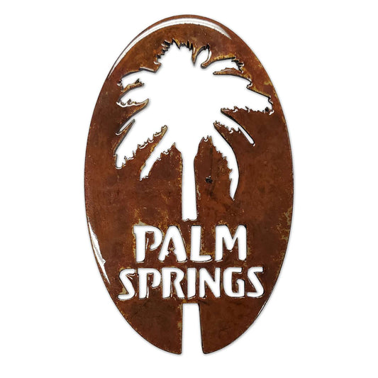 Paradise Clay PAR677 Palm Springs w/Palm Oval MAGNET